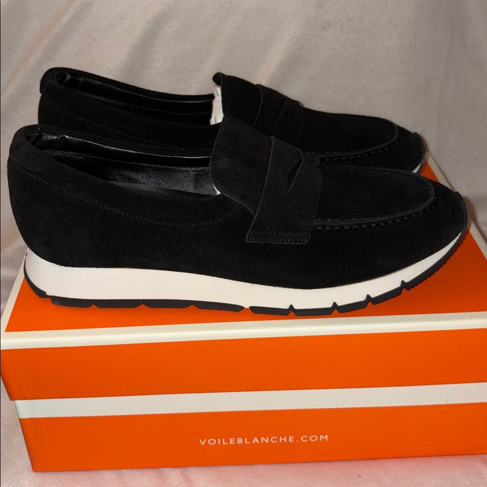 NWT VOILE BLANCHE JULIA Hybrid Loafer Sneaker in Black - Picture 10 of 15